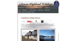 Desktop Screenshot of glencoehighlandholidays.com